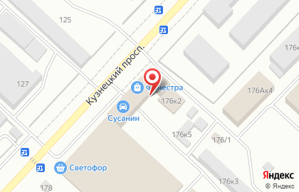 Клуб Лукистрелы на Кузнецком проспекте на карте