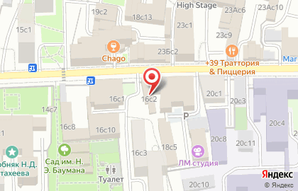 Военная комендатура г. Москвы на Новой Басманной улице на карте