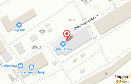 Торговая компания ДомСтрой в Чкаловском районе на карте