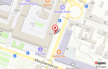 Пекарня Хлебница на Московской улице на карте