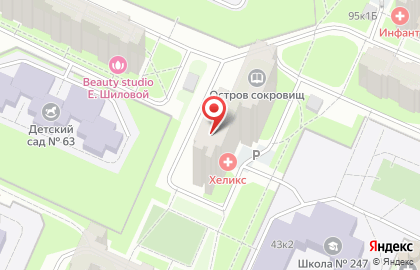 Салон Фламинго в Красносельском районе на карте