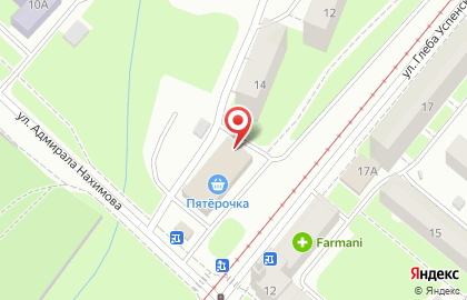 Мастерская Служба быта на улице Глеба Успенского на карте