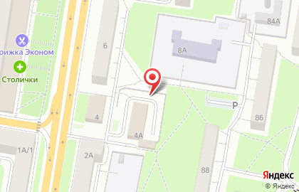 Автостоянка в Москве на карте