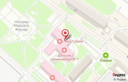 Лаборатория Ника Спринг на площади Маршала Жукова на карте