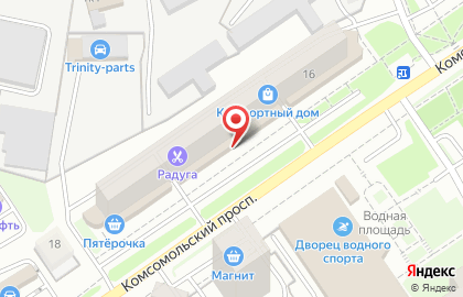 Магазин Аква-терм в микрорайоне Будённого на карте