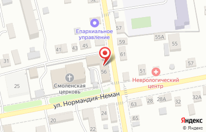 Отдел Военного комиссариата Орловской области по Заводскому и Советскому районам на карте