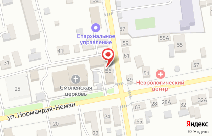 Отдел Военного комиссариата Орловской области по Заводскому и Советскому районам на карте