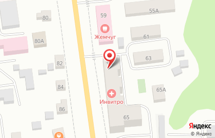 Медицинская компания Invitro на улице Гагарина на карте