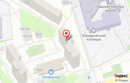 Спортивно-исторический детский лагерь Эскалибур-КЭМП в Северном Орехово-Борисово на карте