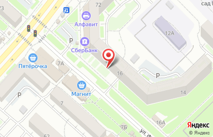 Багетная мастерская У Марины в Центральном районе на карте
