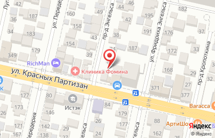 Магазин мясной продукции на ул. Красных Партизан, 363 на карте