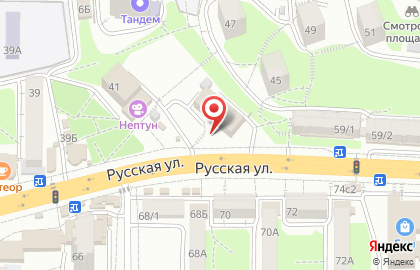 Банкомат Примсоцбанк на Русской улице, 41а на карте