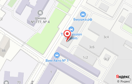 Автотехцентр Минута на 1-м Институтском проезде, Рязанский проспект на карте