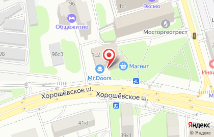Магазин штор, жалюзи и карнизов Decolux в Хорошёвском районе на карте