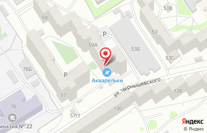 Бассейн Акварельки на карте