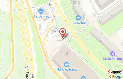 Автостоянка в Воронеже на карте