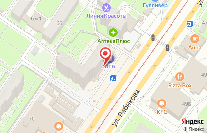 Банк ВТБ в Ульяновске на карте