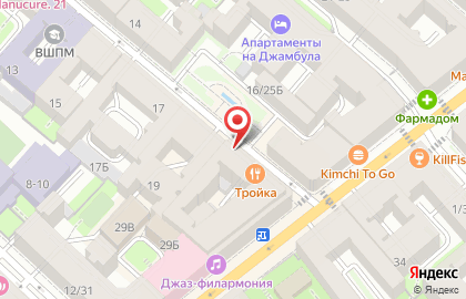 Школа танцев Триумф на метро Балтийская на карте