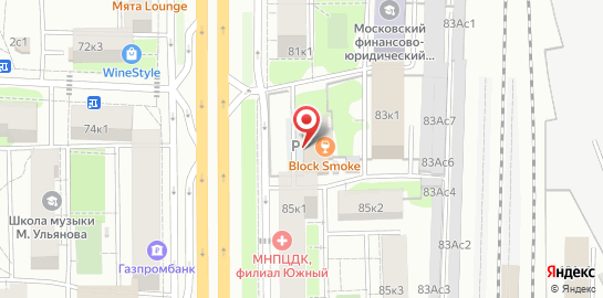 Центр паровых коктейлей Block smoke на карте