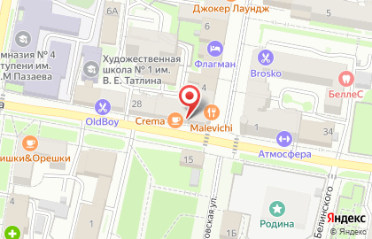 Компания Апрель на Московской улице на карте