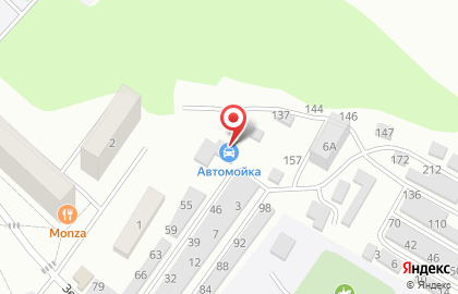 Автомойка в Белгороде на карте