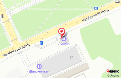 Автомойка Лукойл в Чечёрском проезде на карте
