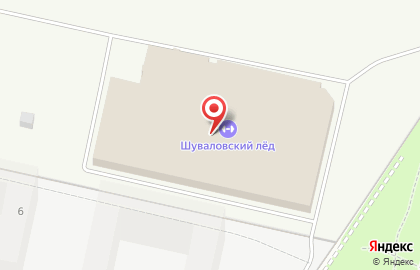 Шуваловский лед на карте