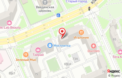 Магазин Красное & Белое на Южнобутовской улице, 69 на карте