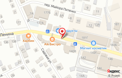 Магазин мясной продукции в Краснослободске на карте