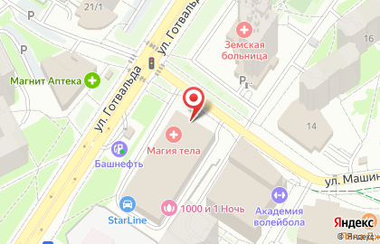 Торговая компания Гамма в Железнодорожном районе на карте