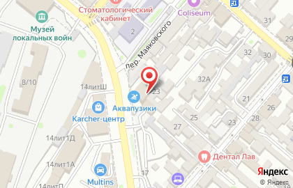 Медицинский центр Здоровый ребенок на улице Маяковского на карте