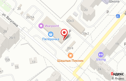 Федеральная сеть автомагазинов МаслоМаркет в Кировском районе на карте