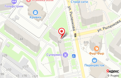 Магазин инструментов и электротоваров Электрокомплект на улице Рыленкова на карте