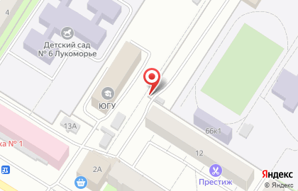 Автостоянка в Ханты-Мансийске на карте