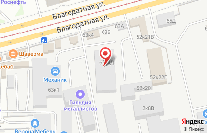 ОВК на Благодатной улице на карте