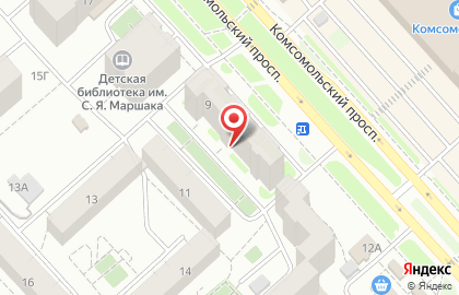 Торгово-сервисная компания Специалист на Комсомольском проспекте на карте