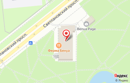 Ресторан Ферма Бенуа на карте