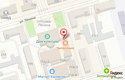 Пиццерия Чиполлино на улице Чехова на карте