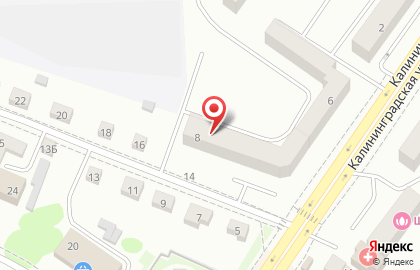 Служба заказа пассажирского транспорта Комфорт на Калининградской улице на карте