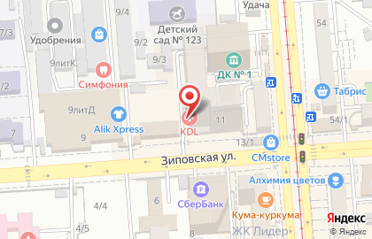 Агентство недвижимости REALTpro на Зиповской улице на карте