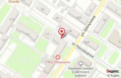 Аптека Больничная на карте