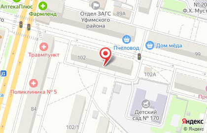Подростковый клуб Олимп на улице Достоевского на карте