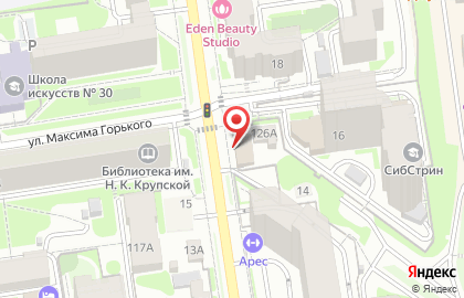 Фирменная сеть магазинов #Пивоварим на улице Максима Горького на карте