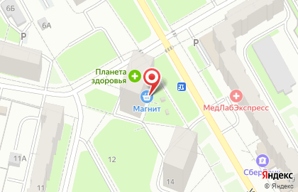 Магазин товаров повседневного спроса Впрок в Дзержинском районе на карте