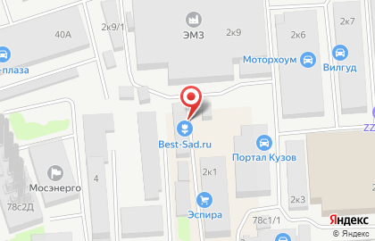 Химкинский бетонный завод БСУ на Нагорном шоссе на карте