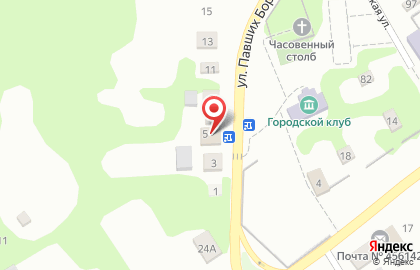 Продовольственный магазин Лидер на улице Павших Борцов на карте