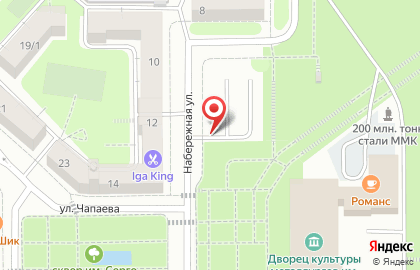 Автостоянка в Челябинске на карте