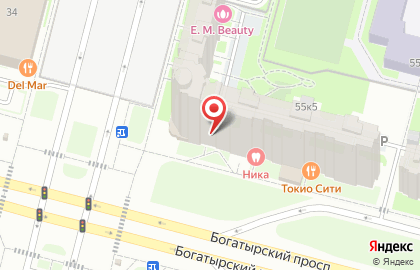 Кофейня Coffee Like на Богатырском проспекте на карте