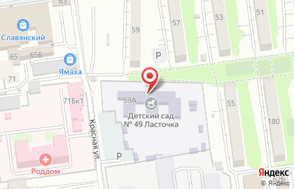 Детский сад №49, Ласточка, общеразвивающего вида на карте