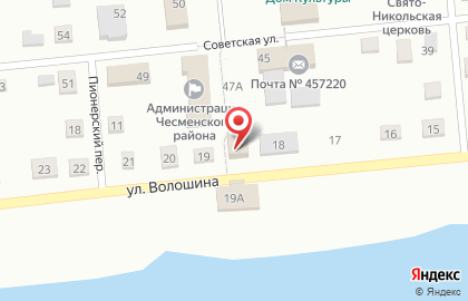 Многофункциональный центр Чесменского муниципального района на карте